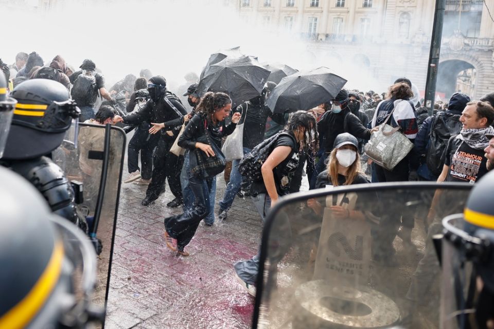 France High School Protests