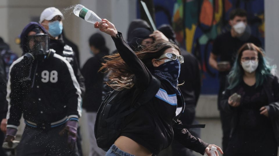 APTOPIX Albania Protests