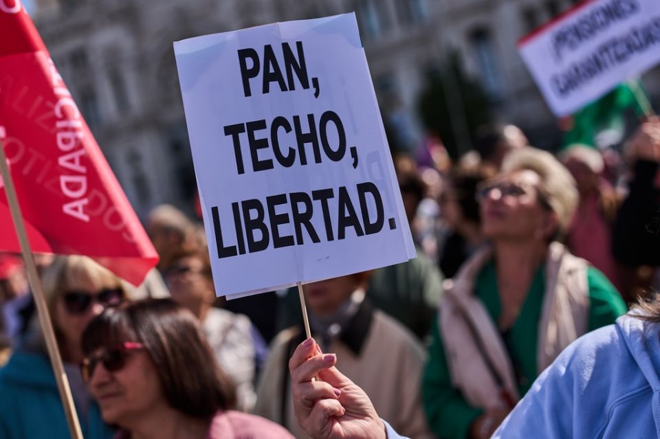Spain Pension Protest