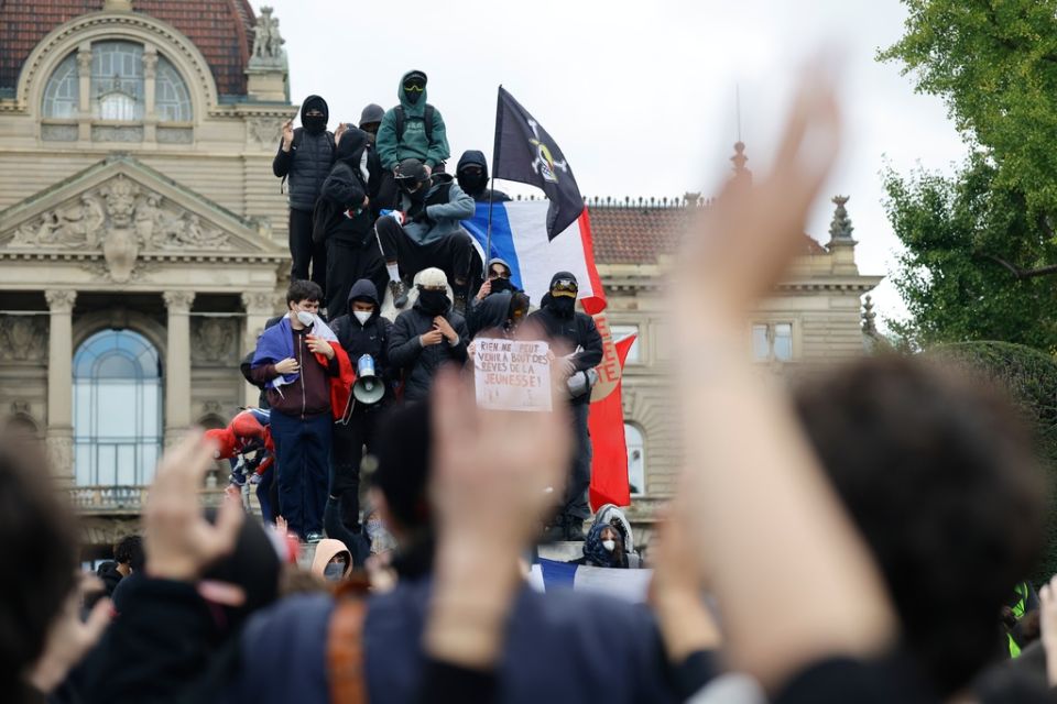 France Protests, gallia, strasbourgo