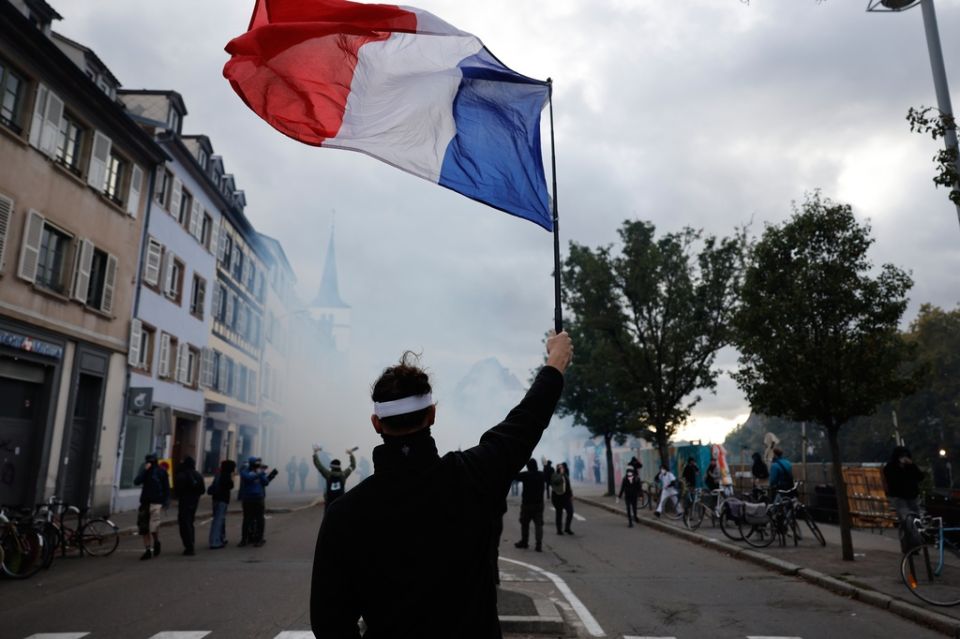 France Protests, gallia,s trasbourgo