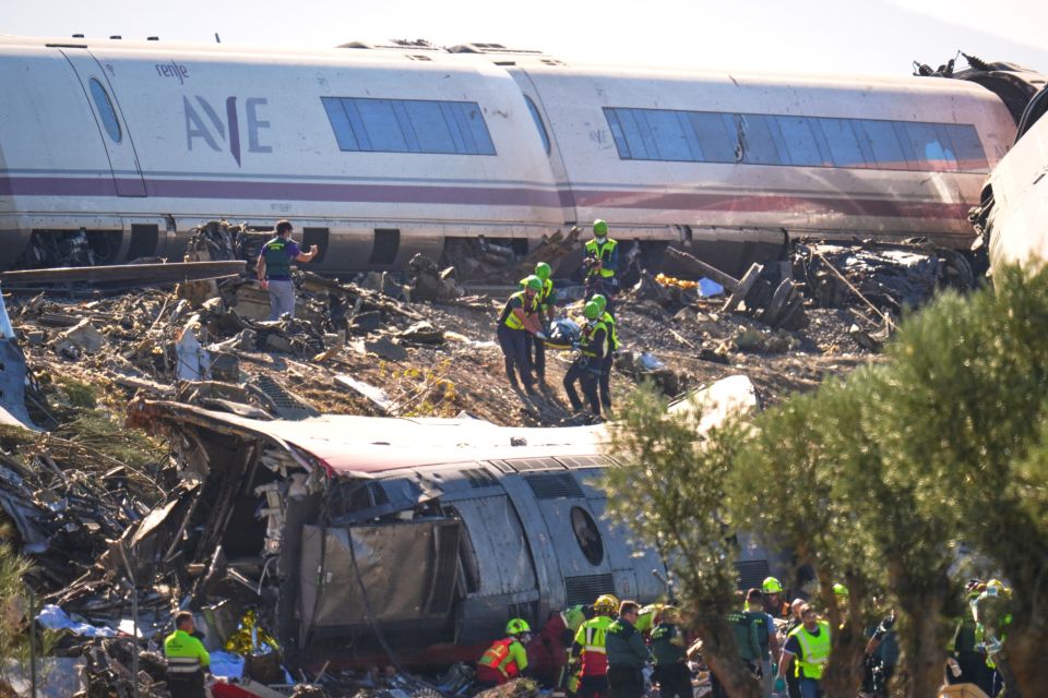 APTOPIX Spain Train Crash