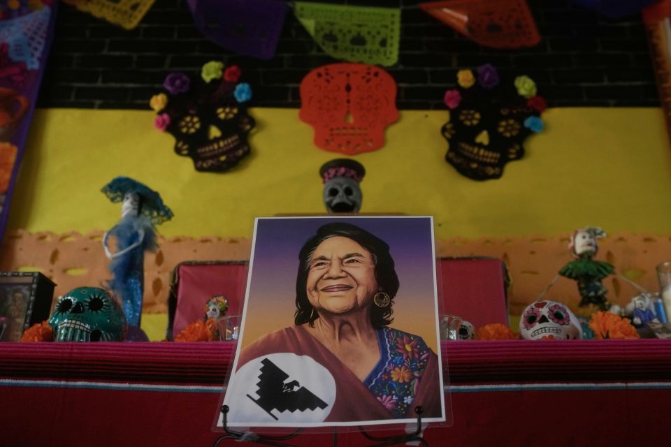 APTOPIX Obit Dolores Huerta