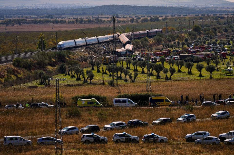 APTOPIX Spain Train Crash