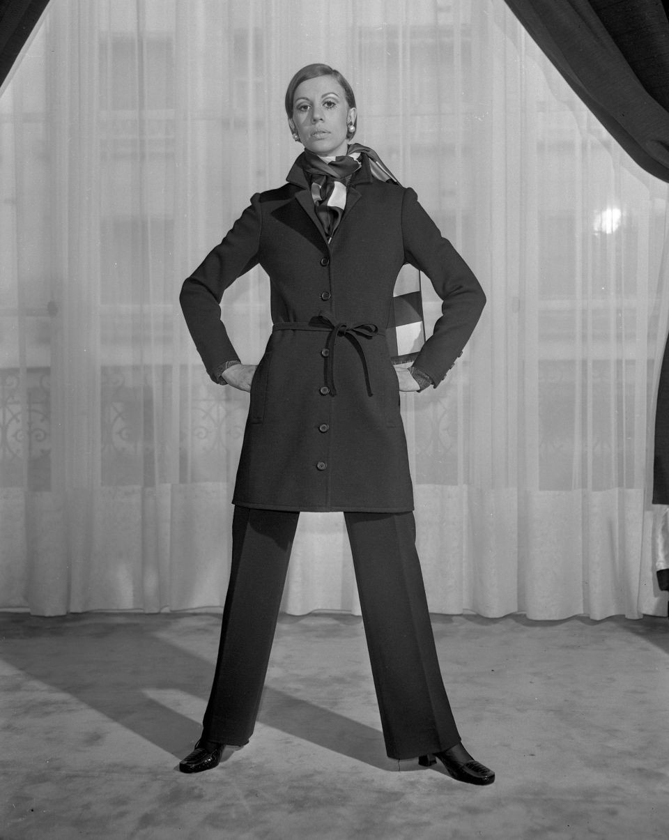 France Yves Saint Laurent Fashion 1968