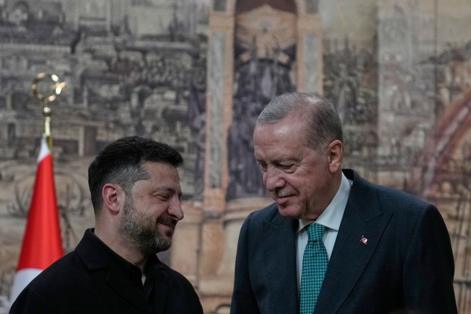 Recep Tayyip Erdogan,Volodymyr Zelenskyy