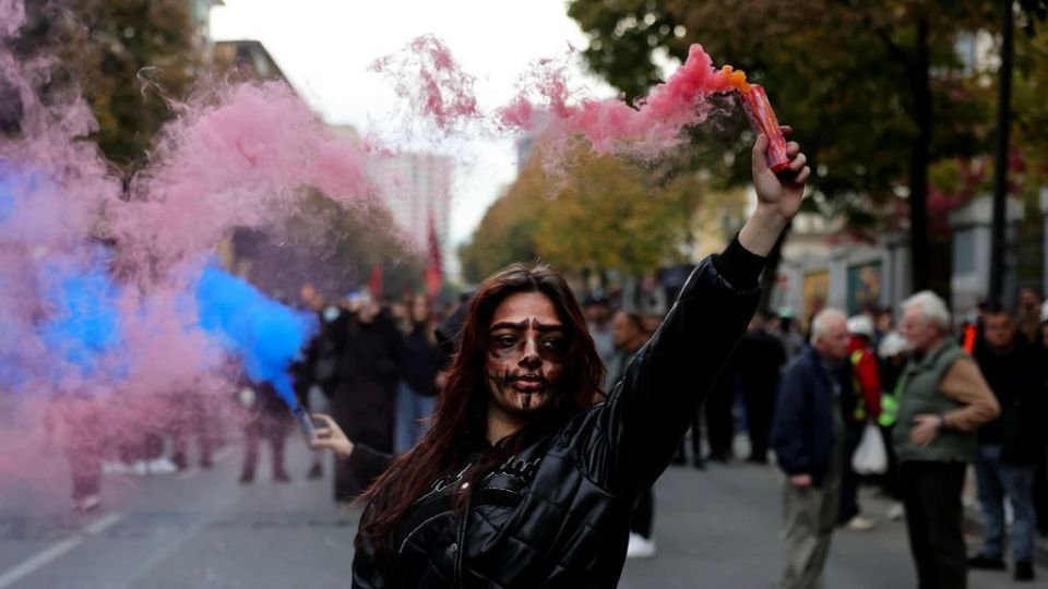 Albania, tirana Protests
